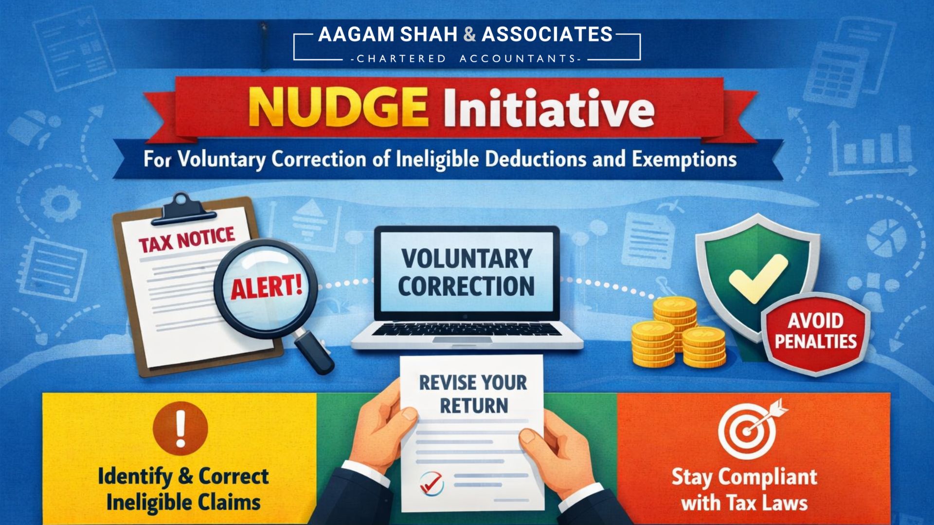 Income Tax Department’s NUDGE Initiative for Voluntary Correction of Ineligible Deductions and Exemptions