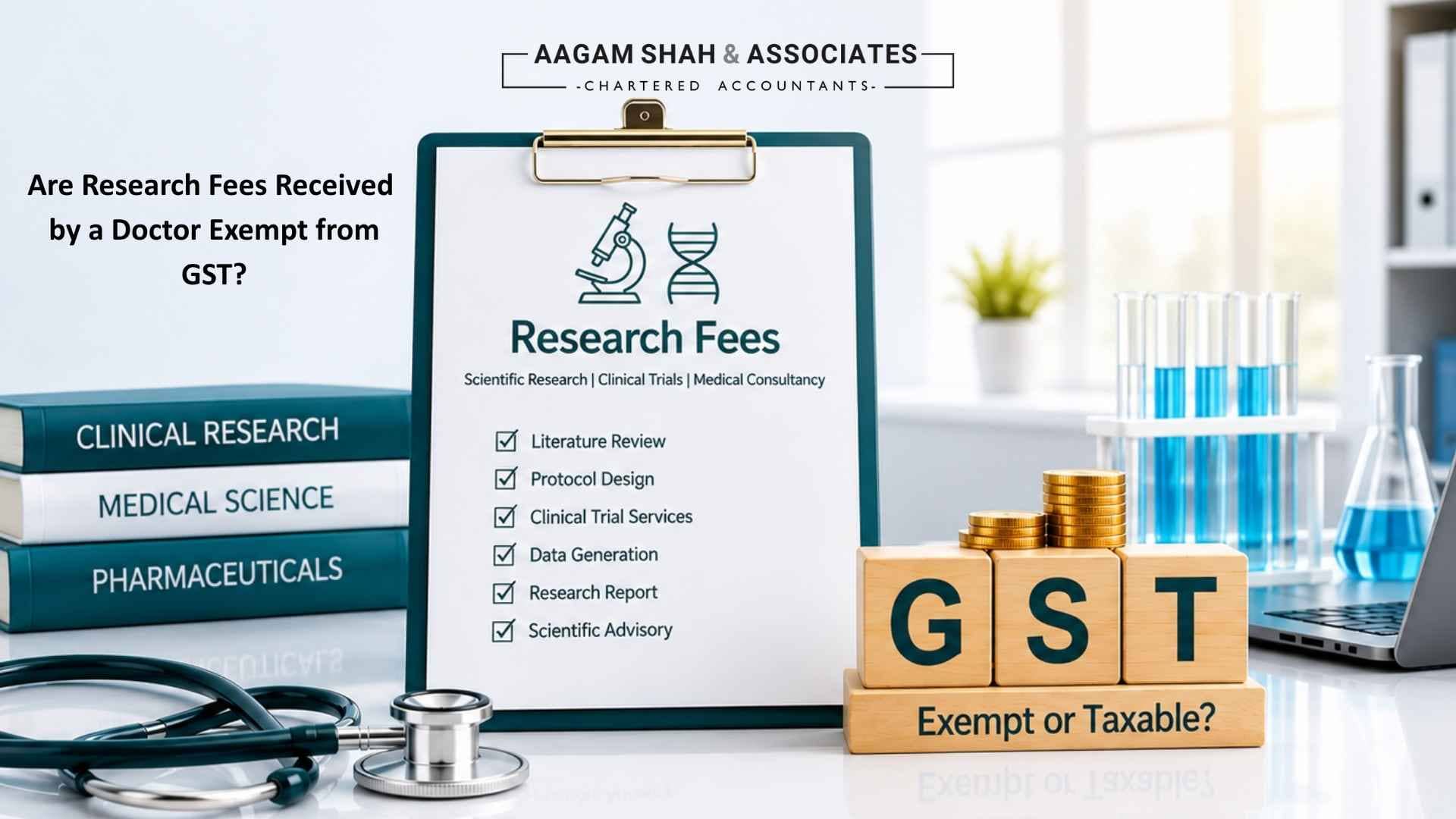 Are Research Fees Received by a Doctor Exempt from GST?