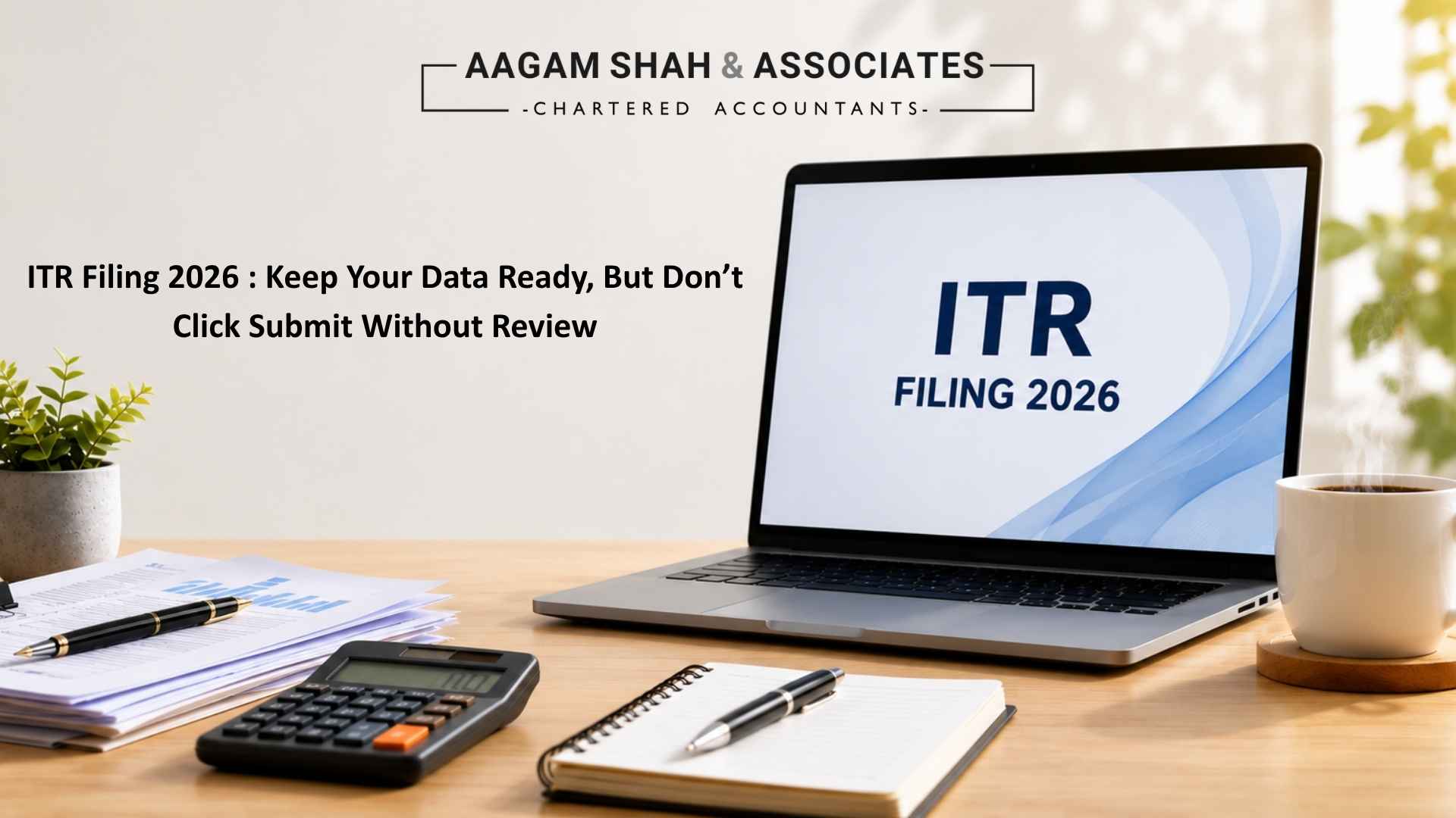 ITR Filing 2026 : Keep Your Data Ready, But Don’t Click Submit Without Review