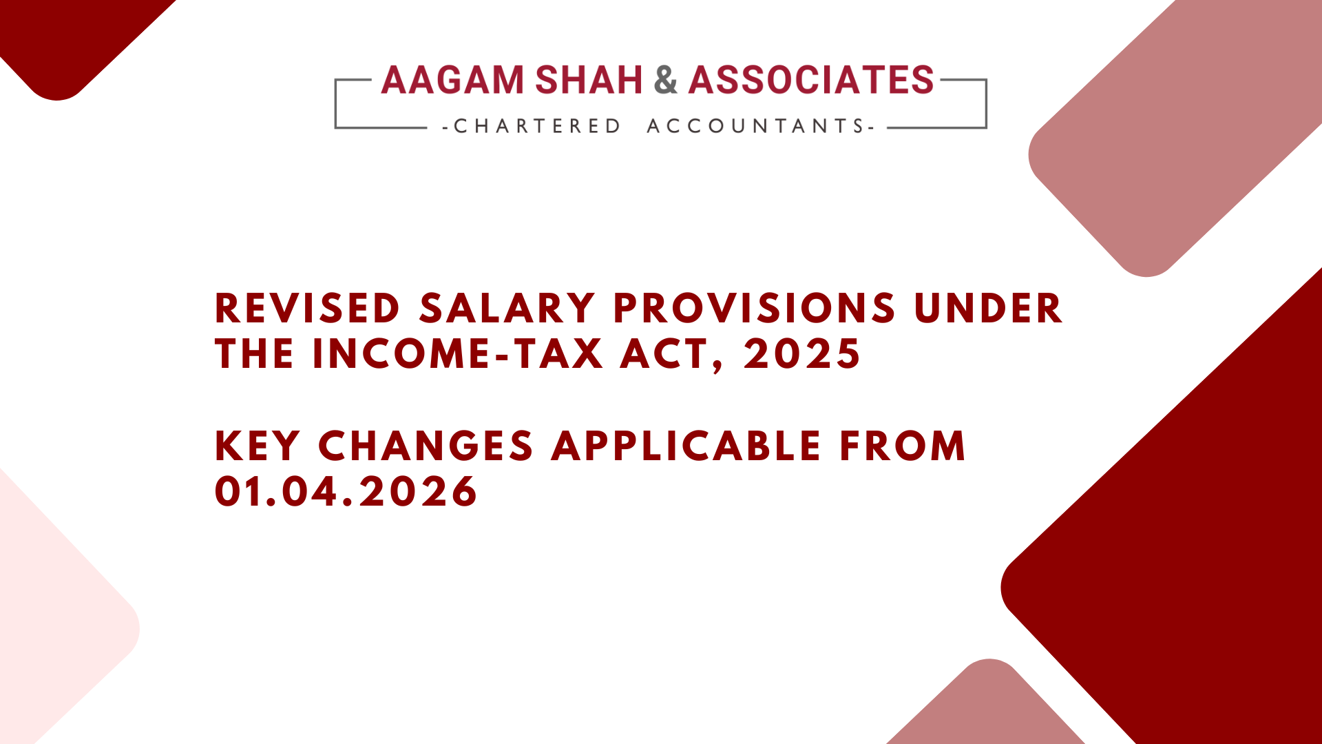 Key Changes in Allowances & Perquisites for Salaried Individuals under the New Income Tax Act 2025